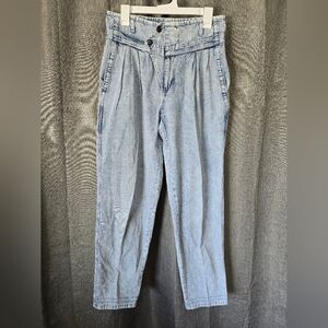 Vintage Zeppelin Jeans Women's 32M Acid Wash Straight Leg 80s